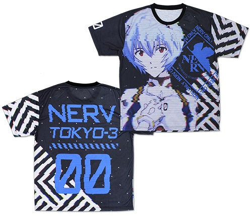 EVANGELION 綾波レイ 両面フルグラフィックTシャツ L 【01/24頃入荷】