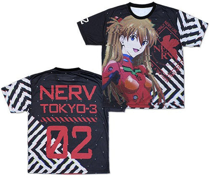 EVANGELION 式波・アスカ・ラングレー 両面フルグラフィックTシャツ L 【01/24頃入荷】