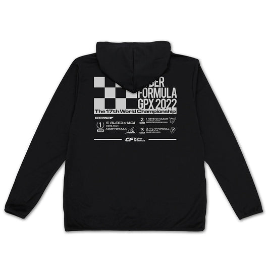 新世紀GPXサイバーフォーミュラSIN 第17回WGP記念 薄手ドライパーカー BLACK M 【02/04頃入荷】
