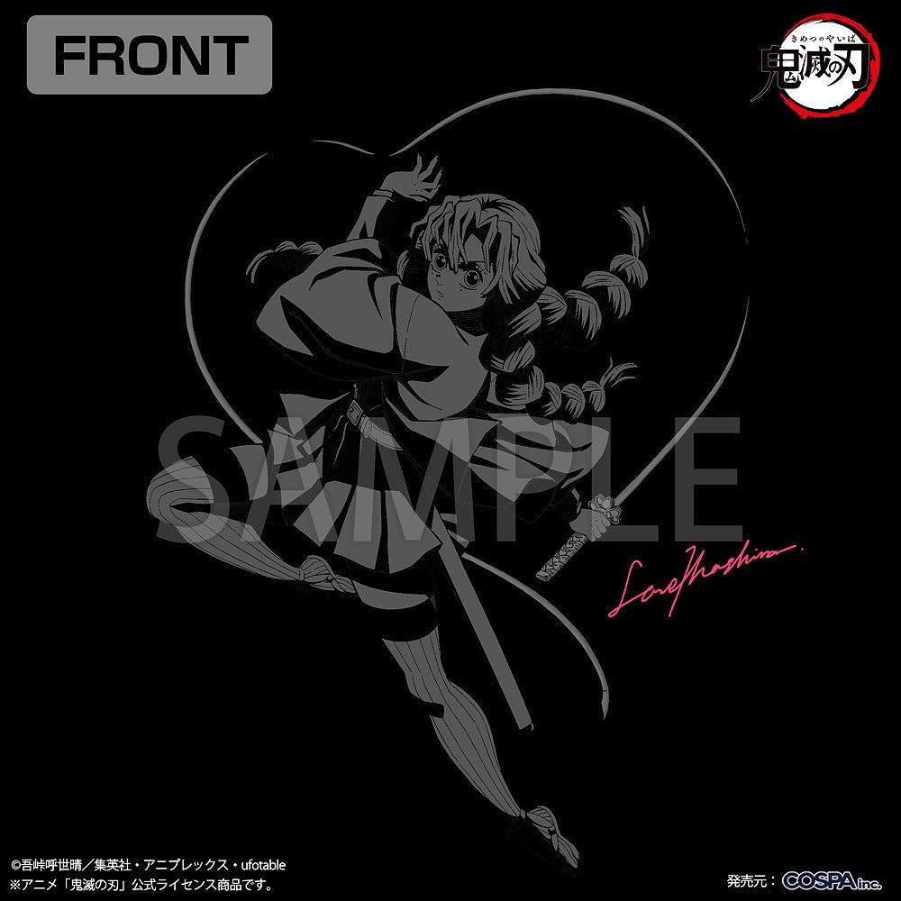 アニメ「鬼滅の刃」 甘露寺蜜璃 恋の呼吸 Tシャツ BURGUNDY XL  【04/24頃入荷】