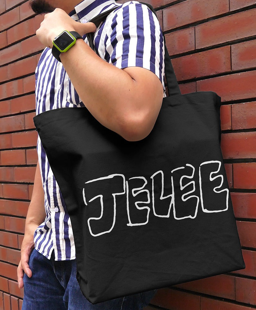 夜のクラゲは泳げない JELEE ラージトート BLACK  【02/16頃入荷】