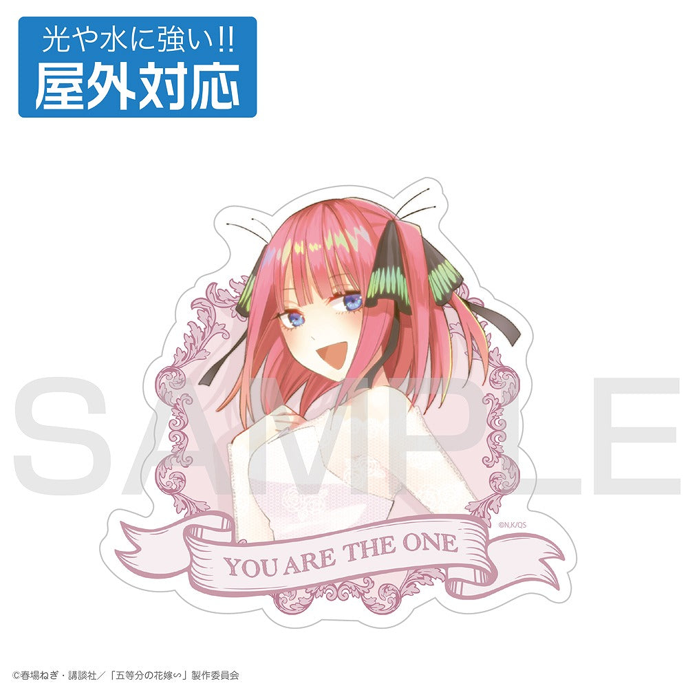 五等分の花嫁∽ 中野二乃 屋外対応ステッカー 【04/04頃入荷】