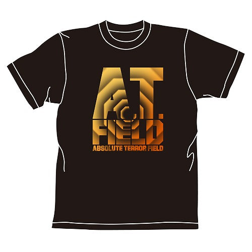 EVANGELION ATフィールドロゴTシャツ BLACK S 【01/24頃入荷】