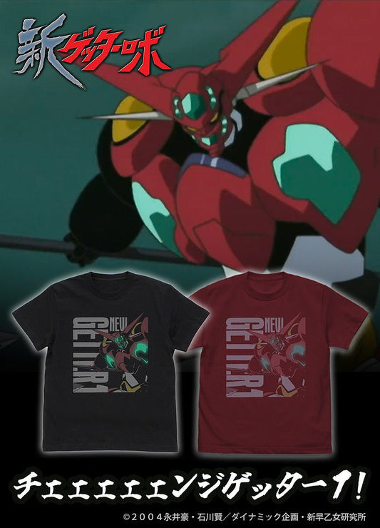 新ゲッターロボ ゲッター1 Tシャツ BURGUNDY S  【03/04頃入荷】