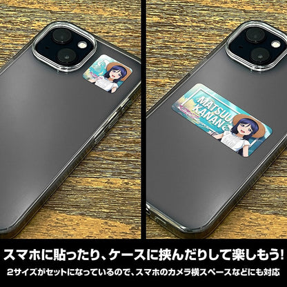 ラブライブ！サンシャイン!! 描き下ろし 松浦果南 ミニステッカーセット ソロコンサートv.. 【02/04頃入荷】