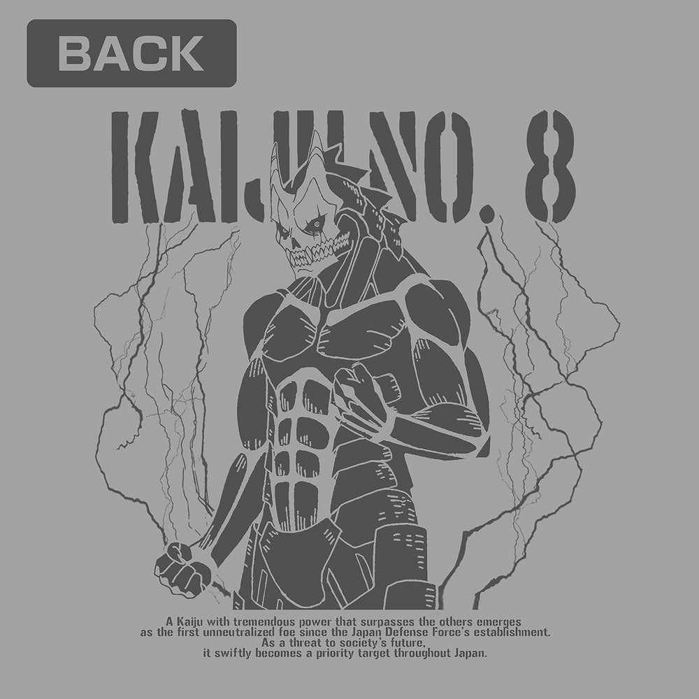 怪獣８号 ジップパーカー BLACK L  【03/16頃入荷】