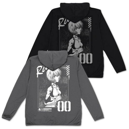 EVANGELION 綾波レイ 薄手ドライパーカー BLACK XL 【01/24頃入荷】