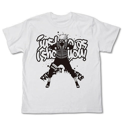 NARUTO-ナルト- 疾風伝 カカシＴシャツ WHITE XL 【01/24頃入荷】