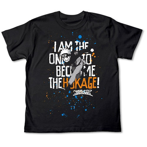 NARUTO-ナルト- 疾風伝 ナルトTシャツ BLACK M 【01/24頃入荷】