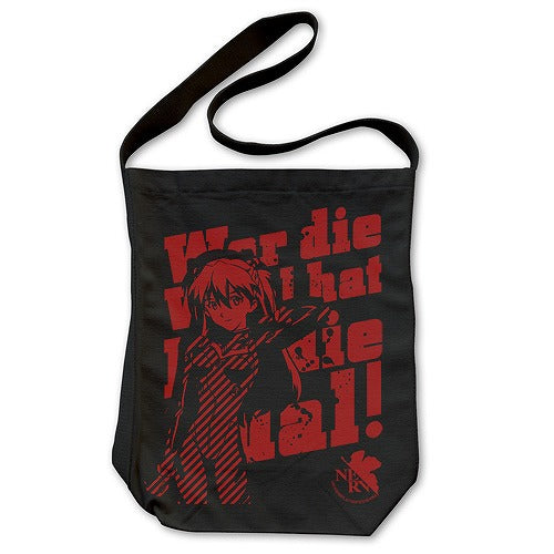 EVANGELION 新劇場版アスカショルダートート BLACK 【01/24頃入荷】
