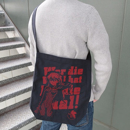 EVANGELION 新劇場版アスカショルダートート BLACK 【01/24頃入荷】