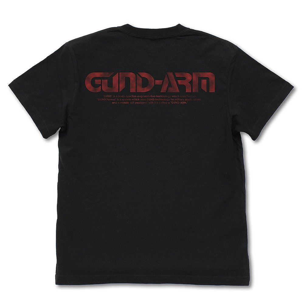 機動戦士ガンダム 水星の魔女 GUND-ARM Tシャツ BLACK S  【03/16頃入荷】