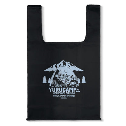 『ゆるキャン△ SEASON３』 志摩リンゆるキャン△ エコバッグ BLACK  【03/24頃入荷】