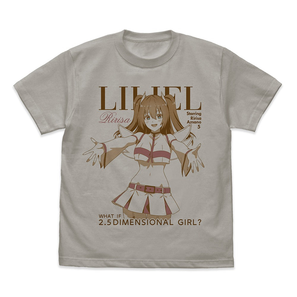 TVアニメ「2.5次元の誘惑」 リリエル 天使空挺隊ver. Tシャツ  LIGHT GRAY L 【02/04頃入荷】
