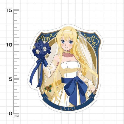 ソードアート・オンライン 描き下ろし アリス 屋外対応ステッカー ウェディングドレスV.. 【03/24頃入荷】