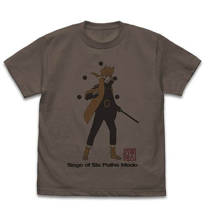 NARUTO-ナルト- 疾風伝 六道仙人モード ナルト Tシャツ CHARCOAL L 【01/24頃入荷】