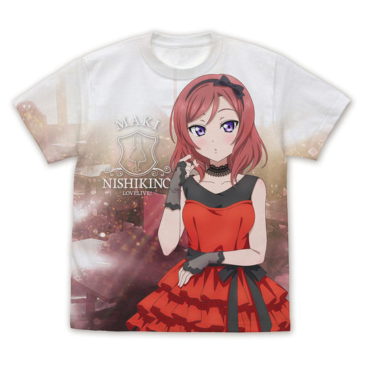 ラブライブ！ 描き下ろし 西木野真姫 フルグラフィックTシャツ パーティー.. WHITE S 【02/04頃入荷】