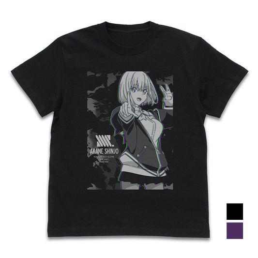 SSSS.GRIDMAN 新条アカネ エフェクトビジュアルTシャツ PURPLE M  【04/24頃入荷】