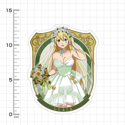 ソードアート・オンライン 描き下ろし リーファ 屋外対応ステッカー ウェディングドレス.. 【03/24頃入荷】