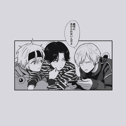 島順太先生 描き下ろし 村井の恋 Tシャツ ASH L 【12/24頃入荷】