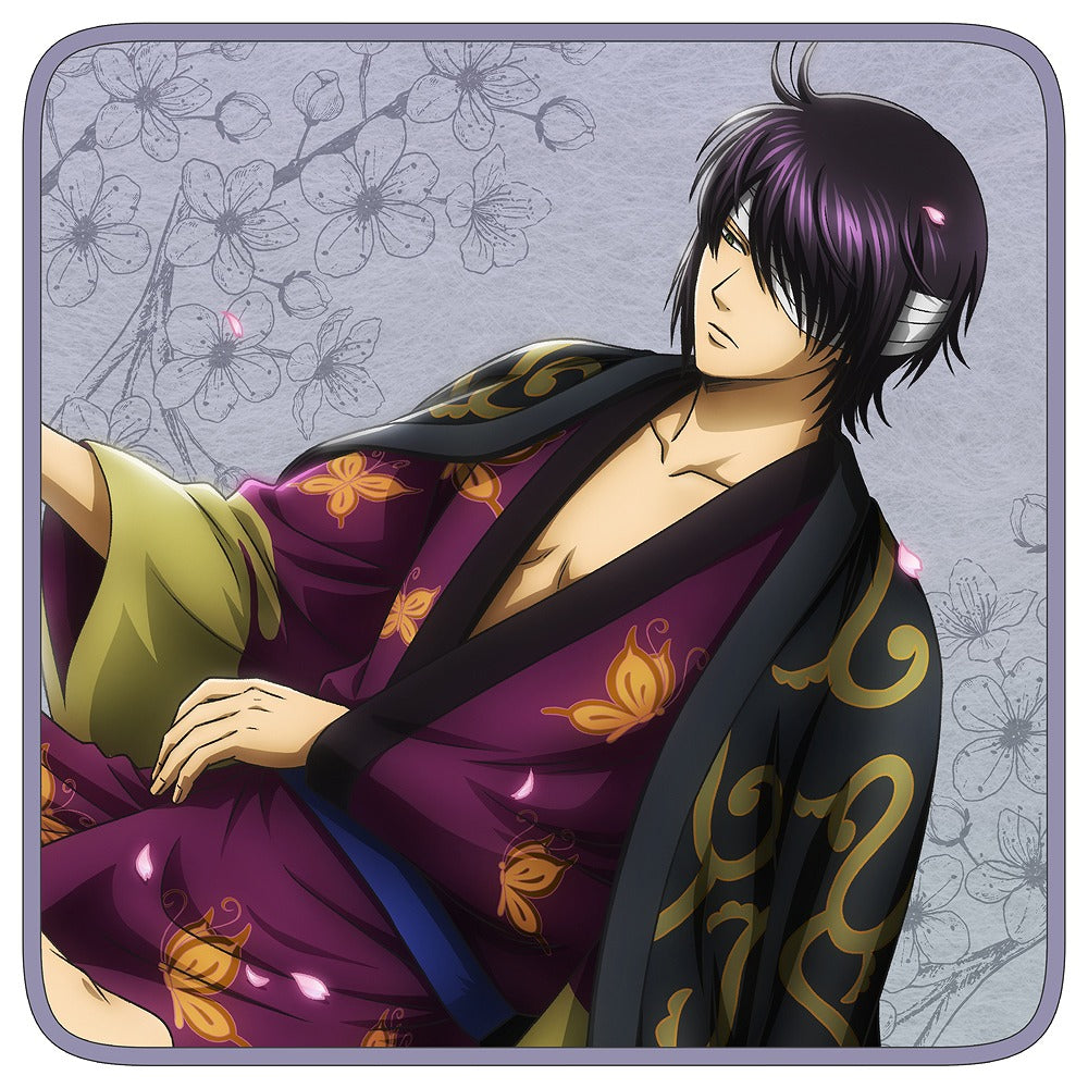 銀魂． 描き下ろし 高杉晋助 フルカラーハンドタオル 小窓から覗く景.. 【03/16頃入荷】