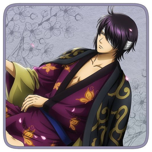 銀魂． 描き下ろし 高杉晋助 フルカラーハンドタオル 小窓から覗く景.. 【03/16頃入荷】