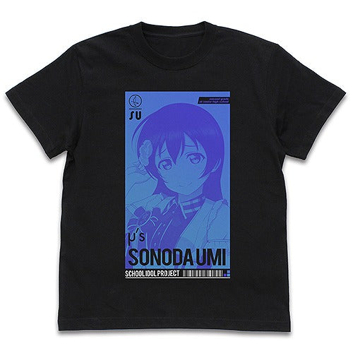 ラブライブ！ 園田海未 Tシャツ ALL STARS Ver. BLACK L 【02/04頃入荷】