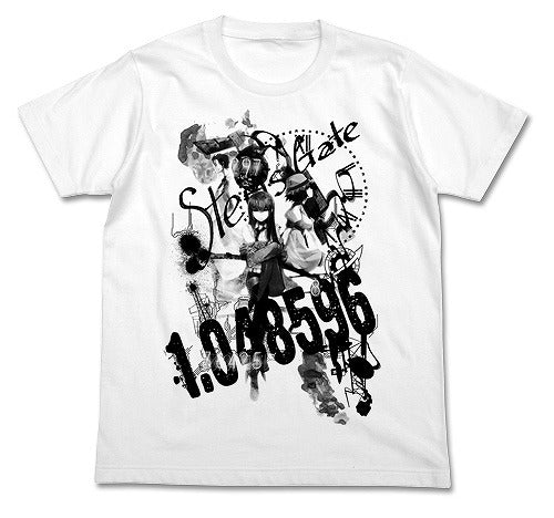 STEINS;GATE シュタインズ・ゲートコラージュTシャツ WHITE L 【01/24頃入荷】