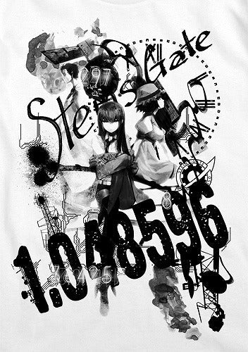 STEINS;GATE シュタインズ・ゲートコラージュTシャツ WHITE M 【01/24頃入荷】