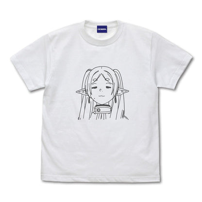 葬送のフリーレン フリーレン フェイス Tシャツ WHITE M 【02/04頃入荷】