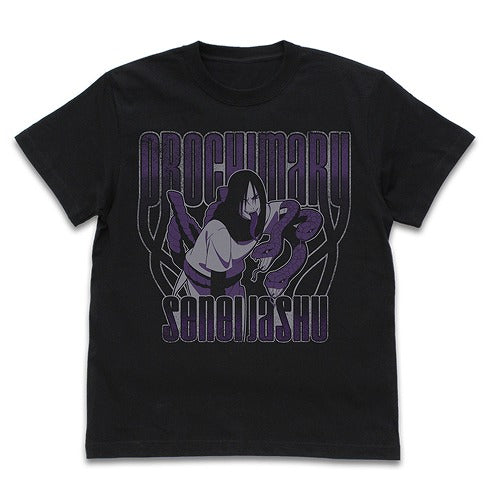 NARUTO-ナルト- 疾風伝 大蛇丸 潜影蛇手 Tシャツ BLACK S 【01/24頃入荷】