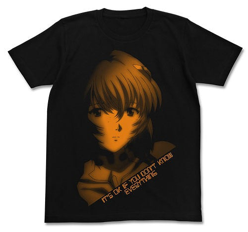 EVANGELION 綾波グラフィックTシャツ BLACK XL 【01/24頃入荷】