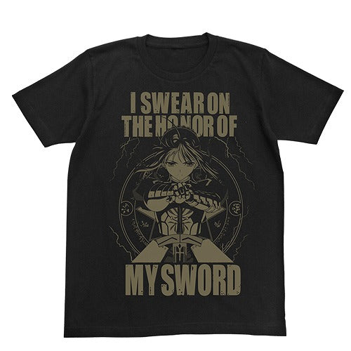 Fate/ZeroセイバーTシャツ ZeroｾｲﾊﾞｰTｼｬﾂ/BLACK M  【03/24頃入荷】