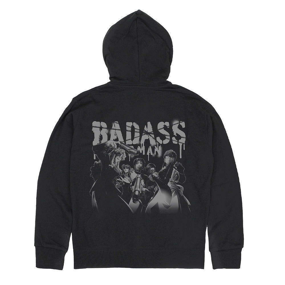 ブラック・ラグーン 地球で一番おっかない女たちの ジップパーカー BLACK L 【01/24頃入荷】