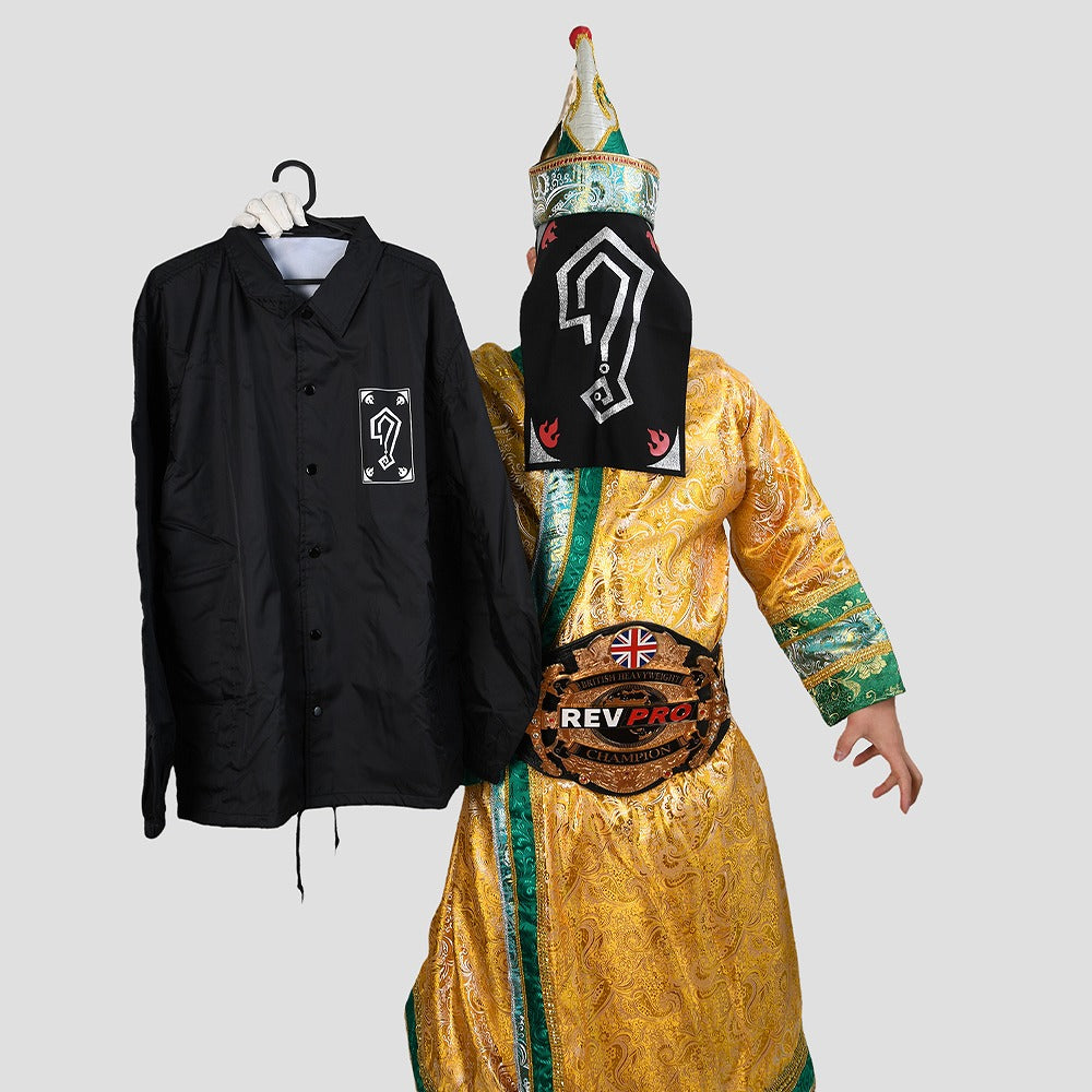 新日本プロレスリング グレート-O-カーン コーチジャケット BLACK XL  【02/16頃入荷】