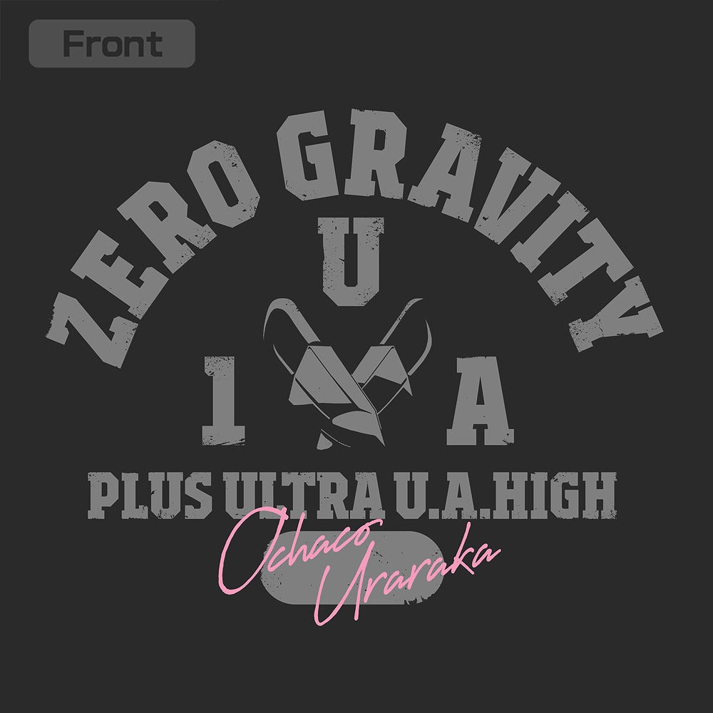 TVアニメ『僕のヒーローアカデミア』 麗日お茶子 カレッジ プルオーバーパーカー BLACK L  【03/04頃入荷】