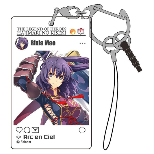 英雄伝説 創の軌跡 リーシャ・マオ SNS風アクリルキーホルダー 【02/04頃入荷】