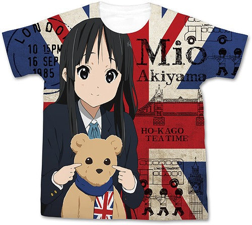 映画「けいおん！」秋山澪フルグラフィックTシャツ WHITE XL 【01/24頃入荷】
