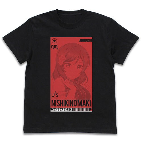 ラブライブ！ 西木野真姫 Tシャツ ALL STARS Ver. BLACK L 【02/04頃入荷】