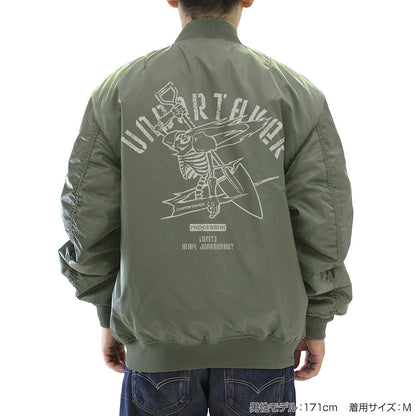 86―エイティシックス― 〈アンダーテイカー〉パーソナルマーク MA-1ジャケット MOSS L 【01/07頃入荷】
