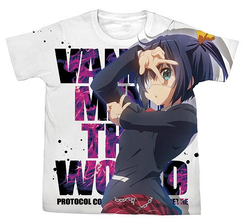 中二病でも恋がしたい！ 小鳥遊六花フルグラフィックTシャツ WHITE L 【01/24頃入荷】