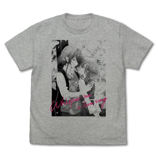 ささやくように恋を唄う ひまり＆依 Tシャツ MIX GRAY L  【02/16頃入荷】