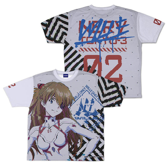 EVANGELION 式波・アスカ・ラングレー 両面フルグラフィックTシャツ WI.. M 【01/24頃入荷】