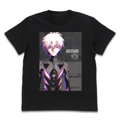 EVANGELION 渚カヲル グラフィックTシャツ BLACK XL 【01/24頃入荷】
