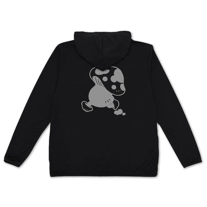 ダンジョン飯 歩き茸 薄手ドライパーカー BLACK M 【12/24頃入荷】