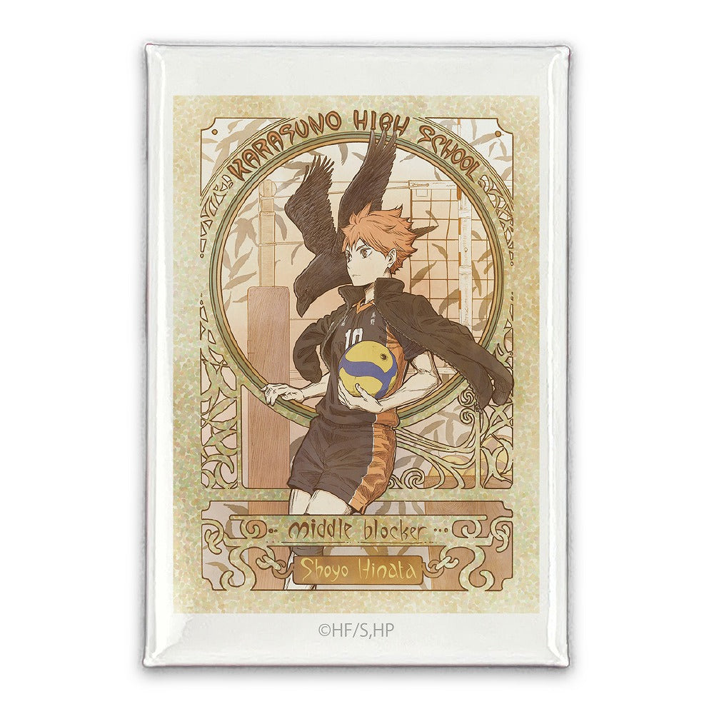 ハイキュー!! 日向翔陽 スクエア缶バッジ 飛翔Ver. 【03/16頃入荷】