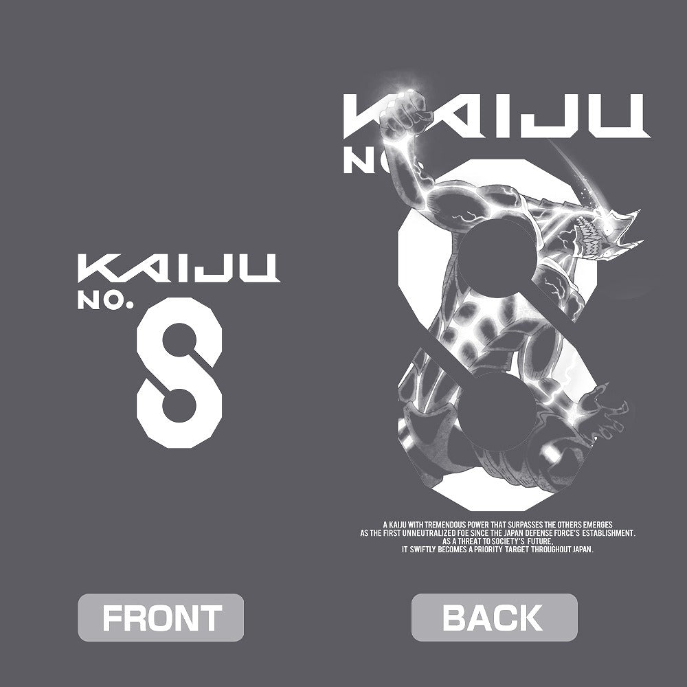 怪獣８号 薄手ドライパーカー BLACK XL  【03/16頃入荷】