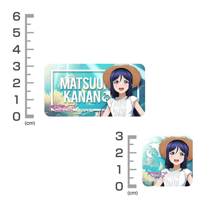 ラブライブ！サンシャイン!! 描き下ろし 松浦果南 ミニステッカーセット ソロコンサートv.. 【02/04頃入荷】