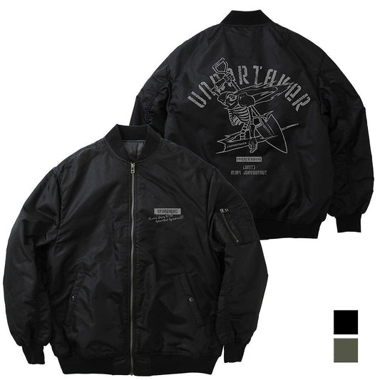86―エイティシックス― 〈アンダーテイカー〉パーソナルマーク MA-1ジャケット BLACK XL 【01/07頃入荷】