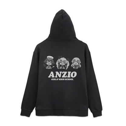 ガールズ＆パンツァー 最終章 アンツィオ高校 ジップパーカー MOSS M  【02/16頃入荷】